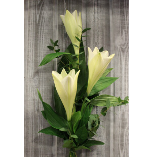 Vit liljebukett image