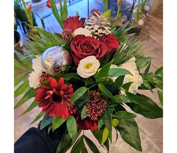 Koristeltu joulukimppu kuva