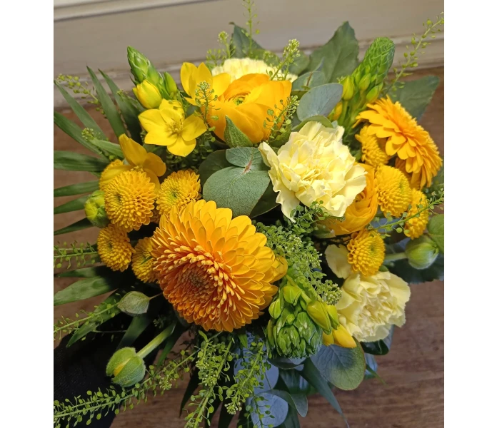 Keltainen pääsiäinen kuva