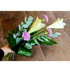 Lilja och violet nejlika image