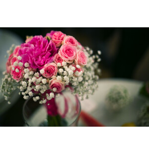 Neilikka, oksaruusu ja harsokukka kuva