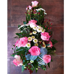 Ruusu, krysanteemi ja kuisma kuva