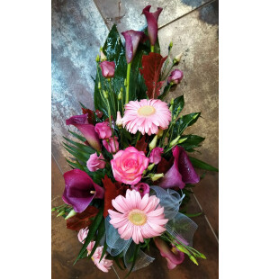 Gerbera, calla och eustoma image
