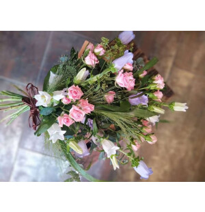 Naturlig begravningsbukett image